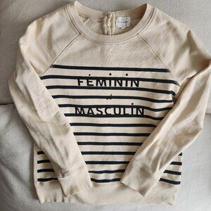 Sézane “Féminin et Masculin” Marinière – Size S